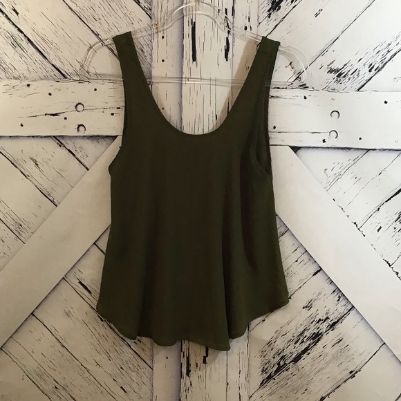 Lush Hunter Green Flowing Tank Excellent Condition - Picture 1 of 5